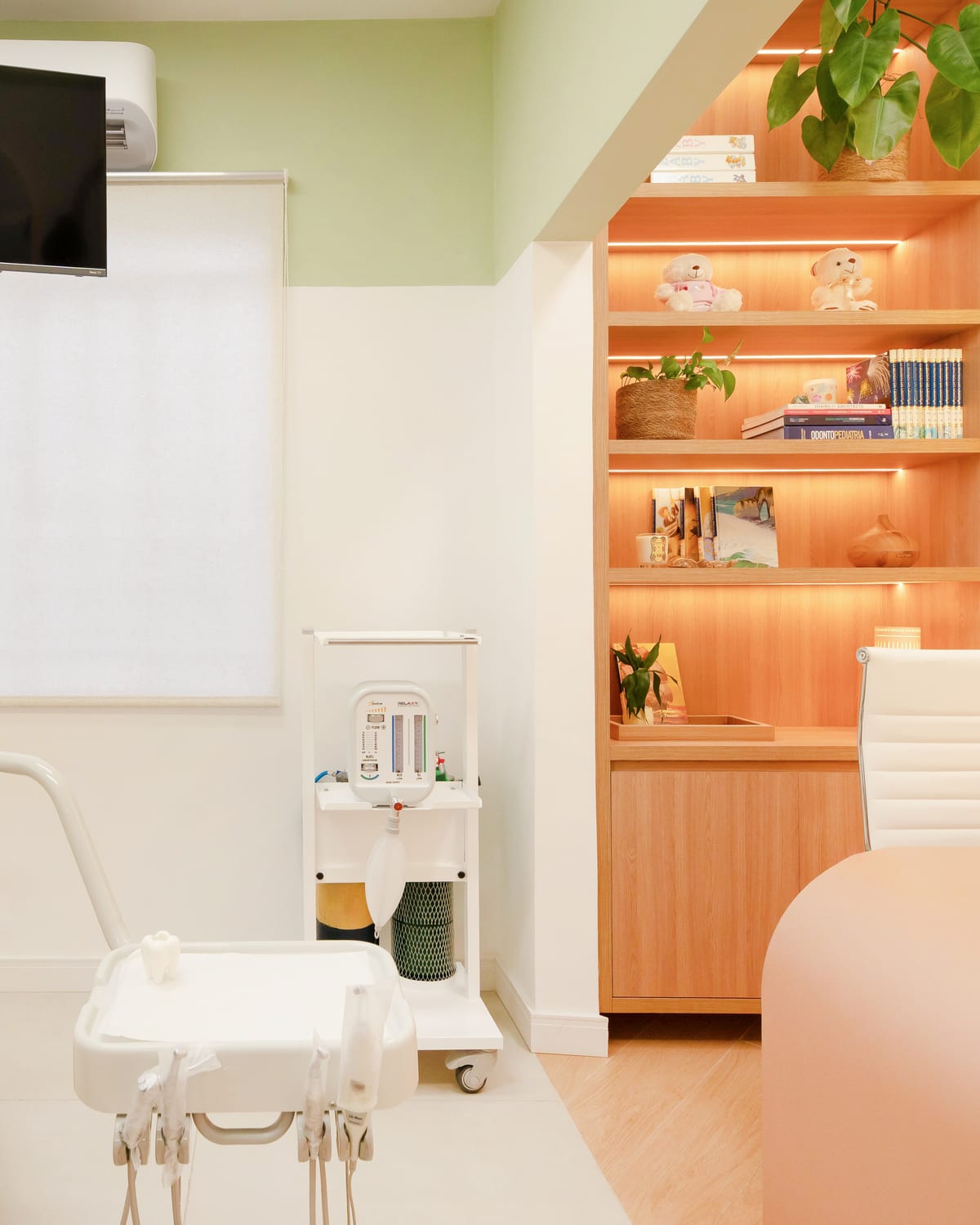 Sala de atendimento do Consultório Niná — ambiente acolhedor em Curitiba